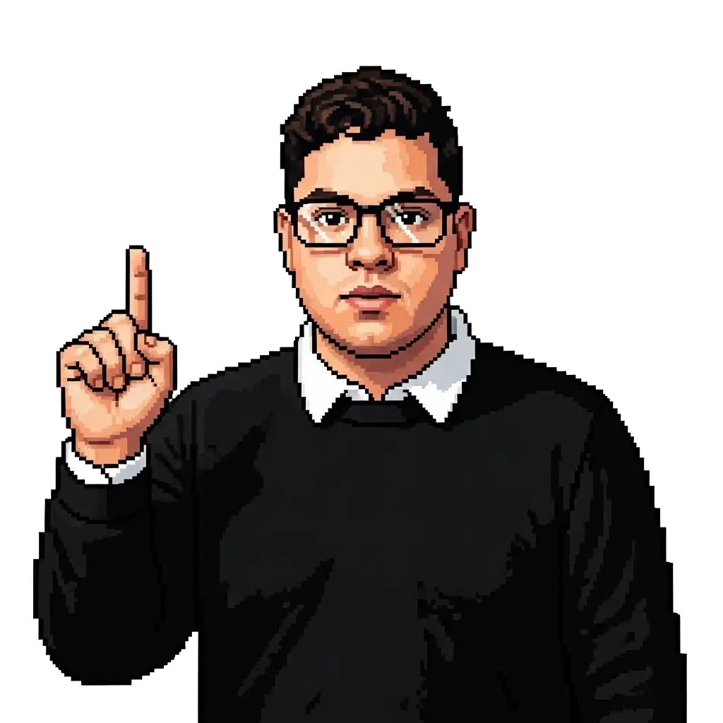 Brian Montero en pixel art